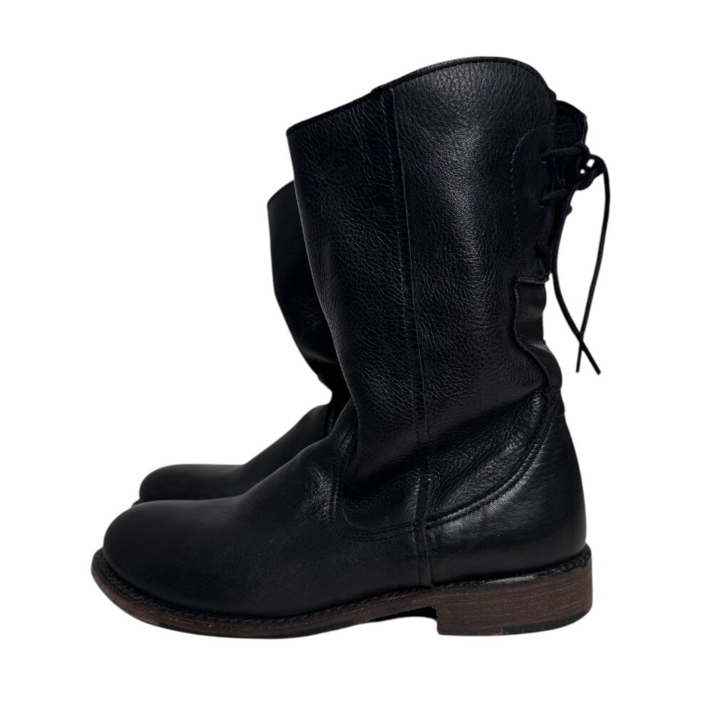 Vintage Boot Company "Erin" Black Boots Size 6.5 Lace Up Made in USA - Picture 8 of 8